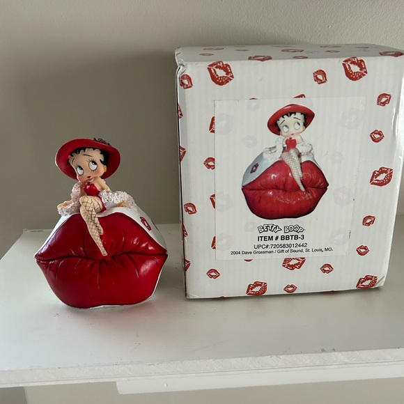 Jewelry box Betty Boop Rare porcelain - Picture 2 of 9
